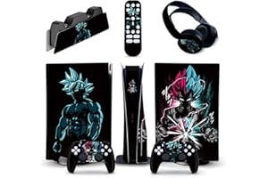 YANHAO Peau Console Console Pour PS5 Disc Edition & Digital Edition Sticker Vinyl Decal Cover Pour Ps5 Controller & Charging Station & Headset & Media Remote 77500 Skins Wraps Cadeau ( Size : Disc Version )