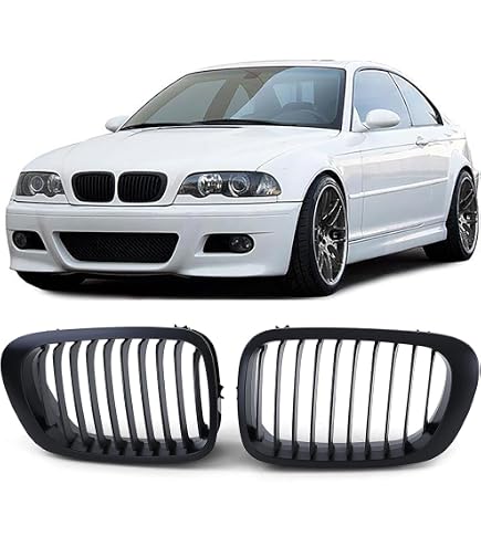 Kühlergrill Für BMW 3er E46 Coupe Cabrio Facelift Carbon-Optik