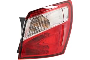 LJCM Fanale Posteriore, Fanale Posteriore Premium per Ala Esterna, Impermeabile, Antiurto, Sostituzione Diretta per Qashqai J10 SUV Dal 2010 Al 2014 (Destra: 26550 BR00A)