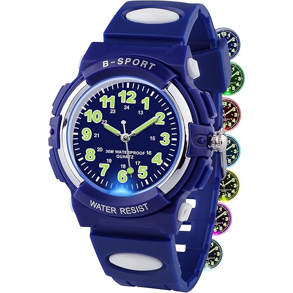 Orologio Da Polso Per Bambini Lancette Resistente All Acqua - Foto 6