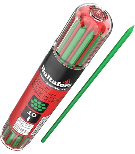 thumbnail: Hultafors Deep Hole Marker Refill Set - Grijs 10 Stuks | 2,8 Mm Universele Vullingen