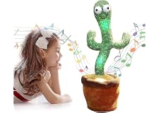 HAOYA Dancing Cactus Toy, Included 120 Music Songs, Sing Dance Recorde and Repeat What You say, Early Childhood Education Toy