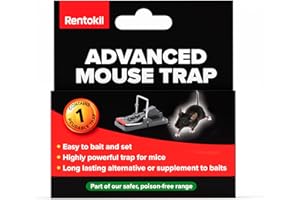 Rentokil Advanced Mouse Trap, Clear, One Size
