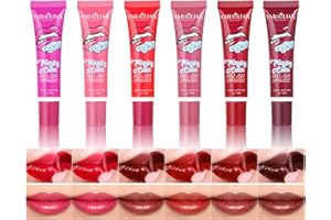 Hinourisha 6 colors Peel Off Tinta labbra Matte lip liner lip stain tattoo per labbra, nudo impermeabile di lunga durata Tatuaggio altamente Rossetto Tattoo Permanente Labbra