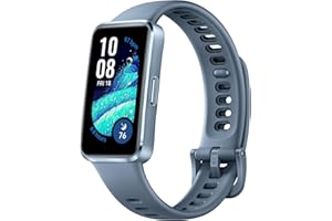 HUAWEI Band 10 Smartwatch, Monitorización de Actividad Física con IA, Análisis del Sueño a Nivel Profesional, VFC Promedio Durante Sueño, 4 Días, Carcasa Aleación de Aluminio, iOS & Android, Azul
