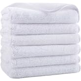 Polyte Microfiber Face Towel for Shower 330 gsm, 13x13 in