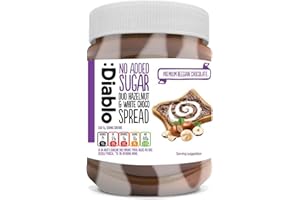 :DIABLO Diablo Flavoured Spread - 350g (Pack Of 1, Hazelnut & White Chocolate)