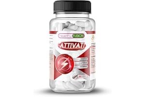 Healthy Fusion - Actívate | L-Taurina + Cafeína + Ginseng Siberiano | Aumenta l'energia e migliora le prestazioni cerebrali | Pillole per l'energia | Elimina la stanchezza e la fatica | 60 capsule