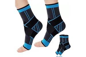 MILAIUN Attelle Cheville Sport, 2 Pièces Chevillere Entorse, Support de Cheville de Pied Réglable pour Ligamentaire Entorses et Blessures Sport (S)