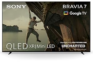 Sony BRAVIA 7 QLED (XR l Mini LED) 75 pollici 4K HDR Google Smart TV | Gaming menu per PlayStation 5, IMAX Enhanced, Dolby Vision Atmos, Chromecast, AirPlay, 120Hz 75XR70