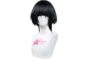 OSIAS Jane Doe Parrucca Lunga Nera a Rossa Sfumata Capelli Sintetici Resistenti al Calore