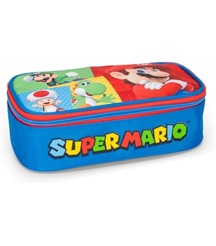 Trousse Mario Kart - Trouse Scolaire Mario - Pour école Du CP Au CM2