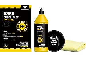 FARECLA KT3006 Super Fast System Finish Starter Kit für dunkle Farben – 1 Liter