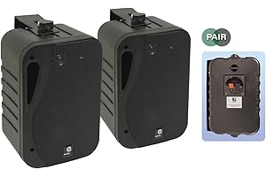 EAUDIO e-audio 5.25 3-Way Background Music Speakers With Brackets 160W 4 Ohm