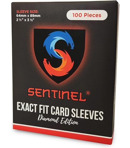 Sentinel® Semi Rigid Card Holders (50 Pack) - Premium Card Sleeves for Trading and Collectible Card Games