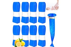 SHAPENTY Windeleimer Nachfüllkassetten,8 Stück Nachfüflfolie Windeleimer 4.5cm Windeleimer Nachfüllfolie für Litter Locker & Tommee Tippee & Achteckiger Windeleimer (Blau)