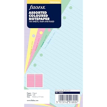 Filofax - Divisori Confetti Per Notebook, Formato A5 - Agenda Perfetta - 5