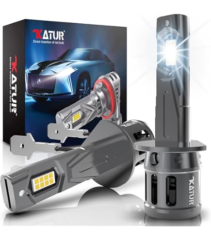 2 Stück H4 LED-Lampen, 6500 K Weiß, 60 W, extrem hell, Plug-and-Play 2 Stück H4 LED-Lampen, 6500 K Weiß, 60 W, extrem hell, Plug-and-Play