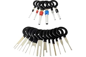 DL-RACING 18 tlg. Entriegelungswerkzeug Set für Flach- und Rundsteckkontakte