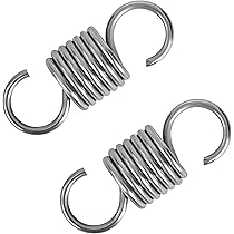 GUNGY Ressort De Traction 20mm Ressorts De Tension Avec Crochets à 90 Degrés Ressorts En Acier Inoxydable Diamètre Du Fil 0,6 Mm Diamètre Extérieur 6mm Force 0,8KG 20 Pièces