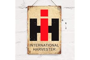 SIGNCHAT Plaque en métal Vintage avec Inscription « Ih International Harvester Farm » 20 x 30 cm