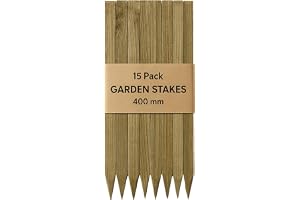 15 Pack 16" (400mm) TREATED SITE PEGS WOODEN STAKES POSTS PEGS