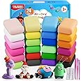 YILAIDA Air Dry Clay, 24 Colors Creative Educational Magic Clay Non Toxic Ultra Light Modeling Clay Best Gift for Boys Girls Perfect for Birthday Christmas