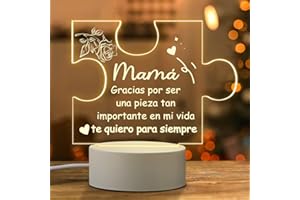 Coldbling Regalo dia de la Madre - Lámpara Mama Regalos Originales para el día de la Madre Mamá, Luz Nocturna Ideas Regalo Madre Mujer Cumpleaños Navidad