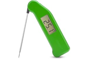 ETI SuperFast Thermapen 3 Classic Food Thermometer (Green) - Digital Instant Read Meat Thermometer for Kitchen, Food Cooking, Grill, BBQ, Smoker, Candy, Home Brewing, Coffee, and Oil Deep Frying
