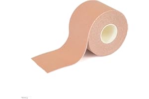 Tape Kinesiologico SPORTHERAPY: Allevia Contratture e Tensioni Muscolari - 90% Cotone, Non Contiene lattice - Certificato Dispositivo Medico | 5CM X 5M (Naturale)