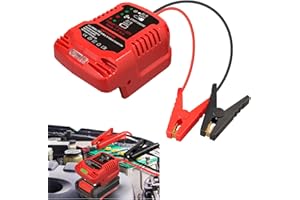 NUOGEDZ Car Jump Starters Adapter for Einhell 18V,Heavy Duty Automotive Booster Cables, with 11AWG Jump kit Cable for Jump Starting Car Using Tool Battery