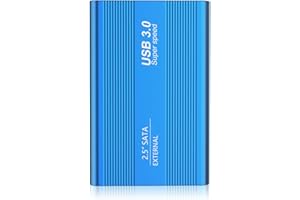 WOOGE Disque Dur Externe USB 3.0 Ultra Fin Tout-Aluminium Stockage HDD pour PC, Xbox One, Mac, Laptop, Ordinateur Portable de Bureau, Wii U, TV, Windows