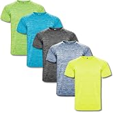 ROLY Austin 6654 Men's Sports Technical T-Shirt Pack of 5 &ndash; Breathable and Quick-Drying Fabric | Ideal for Gym, Running, Cros