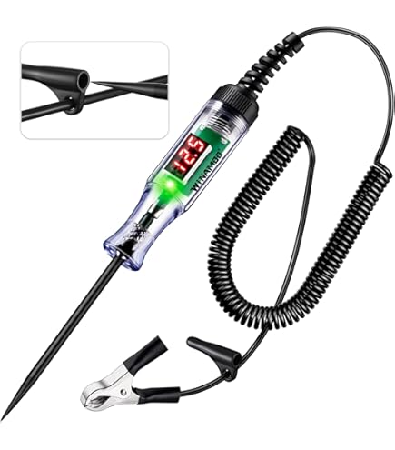Testeur De Circuit Robuste – 6-24V Avec Cordon 12' – Neuf OEM – Pour Voiture, Moto, Utilitaire