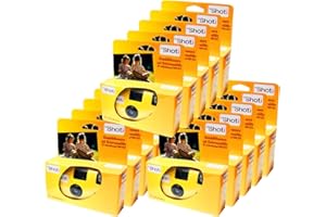 TopShot Lot de 15 appareils Photo jetables PHOTO PORST pour 27 Photos avec Flash