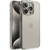 Minesk iPhone 15 Pro Max ile Uyumlu SuperMatt Serisi Arkası Parmak izi Tutmayan Sert Mat Polikarbonat Kenarları Tpu Silikon M