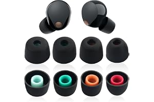4 par ersättningssats i silikon för WF-1000XM5, WF-1000XM4, WF-1000XM3, WF-C700N