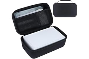 RIYADAone Hartschalen Schutzhülle Tasche Geeignet für Liene Amber M100 / M200 Farbsublimation Sofortbilddrucker und Handy Fotodrucker (Schwarz)