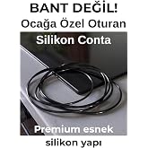 Ankastre Ocak- İnd&uuml;ksiyon ocak- Sızdırmaz Silikon Conta &ndash; Bant Değil, &Ccedil;ıkarılabilir & Yıkanabilir &ndash; 60-75 cm Ocak Uyumlu anka