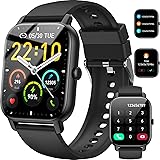 Smartwatch Uomo Donna con Effettua o Risposta Chiamate,1.85" Orologio Digitale Monitor del SpO2/ Sonno, 24H Cardiofrequenzime