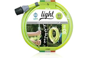 IDROEASY Tubo Acqua Giardino 30 Metri, Super Leggero per Acqua Potabile Canna Irrigazione Anti Nodo e Antitorsione