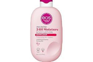 eos Shea Better Body Lotion – Jasmine Peach, 24 timmars fukt hudbil, lätt och icke-grå, tillverkad av naturlig shea, vegan, 4