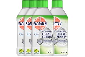 ‎SAGROTAN Sagrotan Waschmaschinen Hygiene-Reiniger Frische Limette – Maschinenreiniger für eine hygienische Waschmaschine – 4 x 250 ml