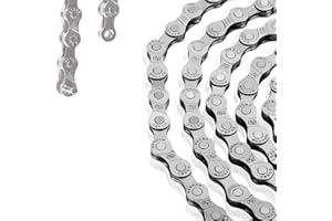 WAIZHIUA Bike Chain 6/7/8-Speed Bicycle Chain Cycling Chain 116 Links High Strength Steel for Road Mountain Bike