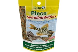 Tetra Pleco Spirulina Wafers for All Herbivorous Bottom-Feeding Fish, 150g