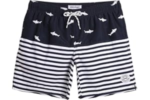 MaaMgic Short de Bain Homme Maillot 2-in-1 Séchage Rapide Slip Doublure pour Vacances sur la Plage Sport Surf