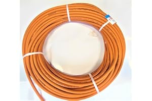 ZaTeChS Tubo per Gas Propan Butan (Molto flessibile) 1000cm (10m) | 10bar | Ø6.3mm (13mm esterno) | Raccordo rapido | -30°C | Pantaloni per fornelli da campeggio | Bobina intera da 50 m o al metro