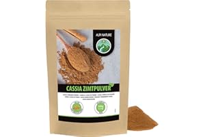 ‎ALPI NATURE Alpi Nature Cassia z Cassia (500 g) Cassia Cinnamon Powder Cassia Cinnamon w 100% naturalny delikatnie wysuszony i zmielony oczywiście bez dodatków wegański