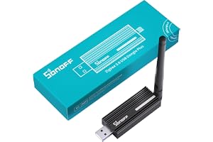 SONOFF ZigBee 3.0 USB Dongle Plus, TI CC2652P Coordinator, Universelle USB ZigBee Hub, Passerelle ZigBee pour Home Assistant
