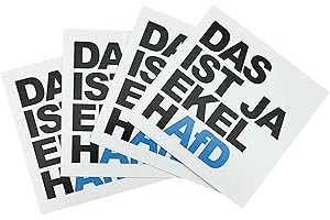 STIGMASTICKER 20 Stück - FCK AFD - EKELHAfD - Aufkleber - Sticker - Politisch - Links - 5cm x 5cm